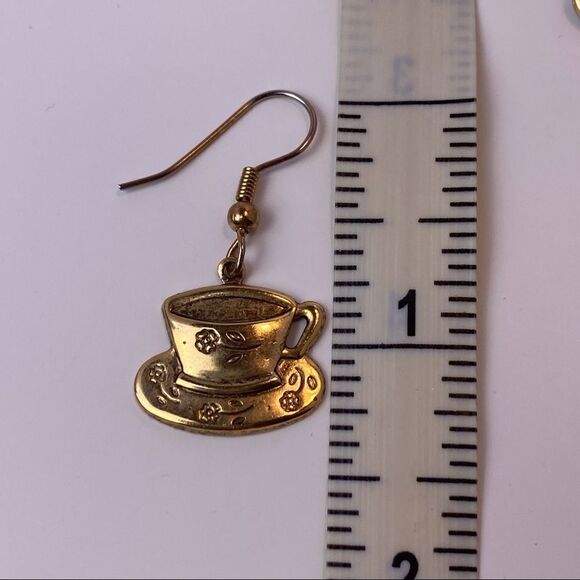 Unique Tea Charm Necklace W/Matching Earrings - Picture 9 of 9